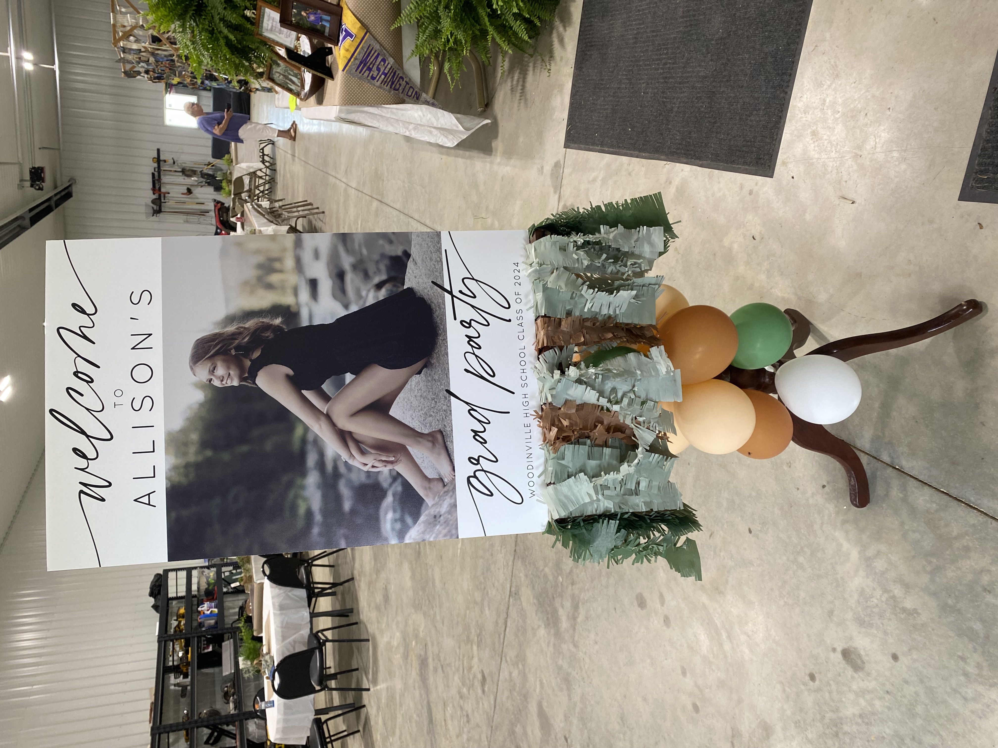 Graduation party decor by Elevated Creations